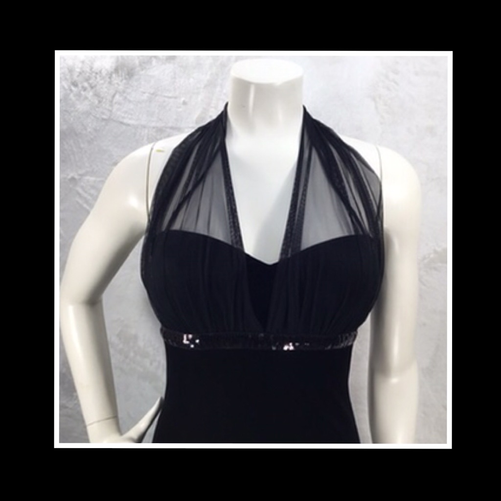 Blondie Nites Halter Dress 5